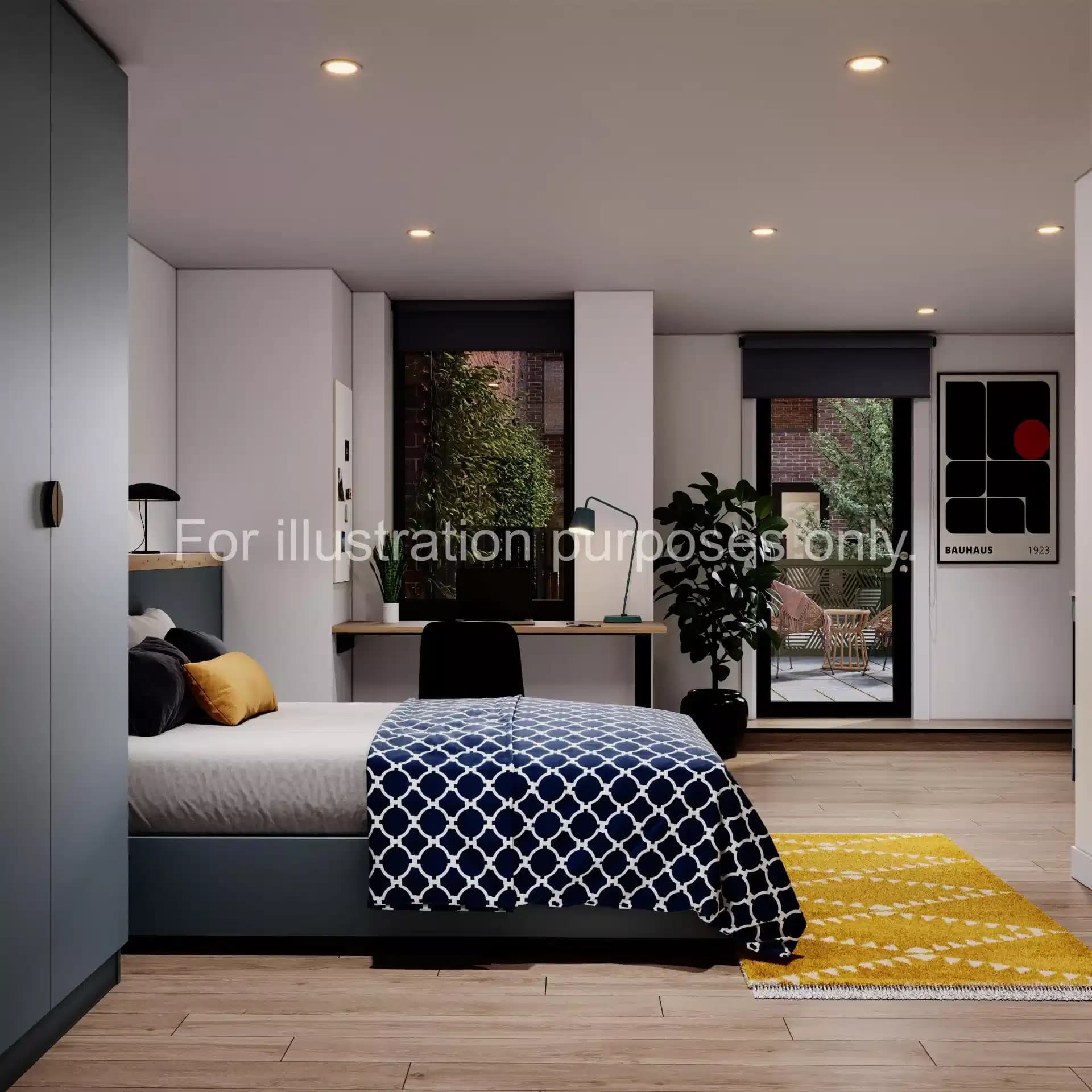 Studio with Balcony - Image 3