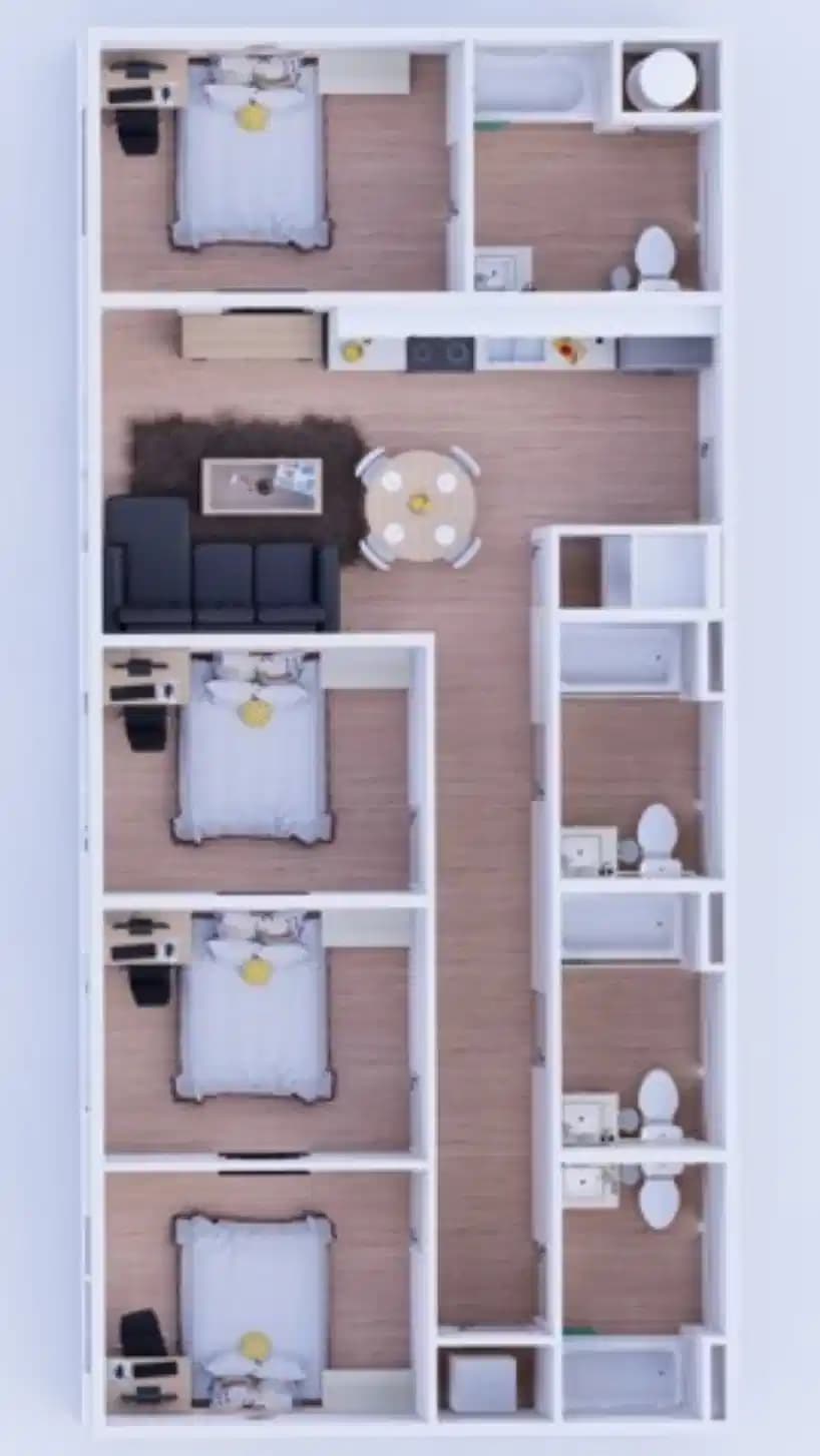 Private Room - Private Bath (4 Bed - 4 Bath) - Image 3