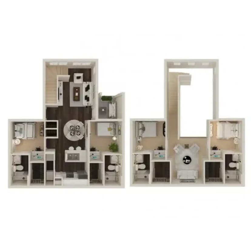 Aggie Deluxe - Private Room - Private Bath (4 Bed - 4 Bath)