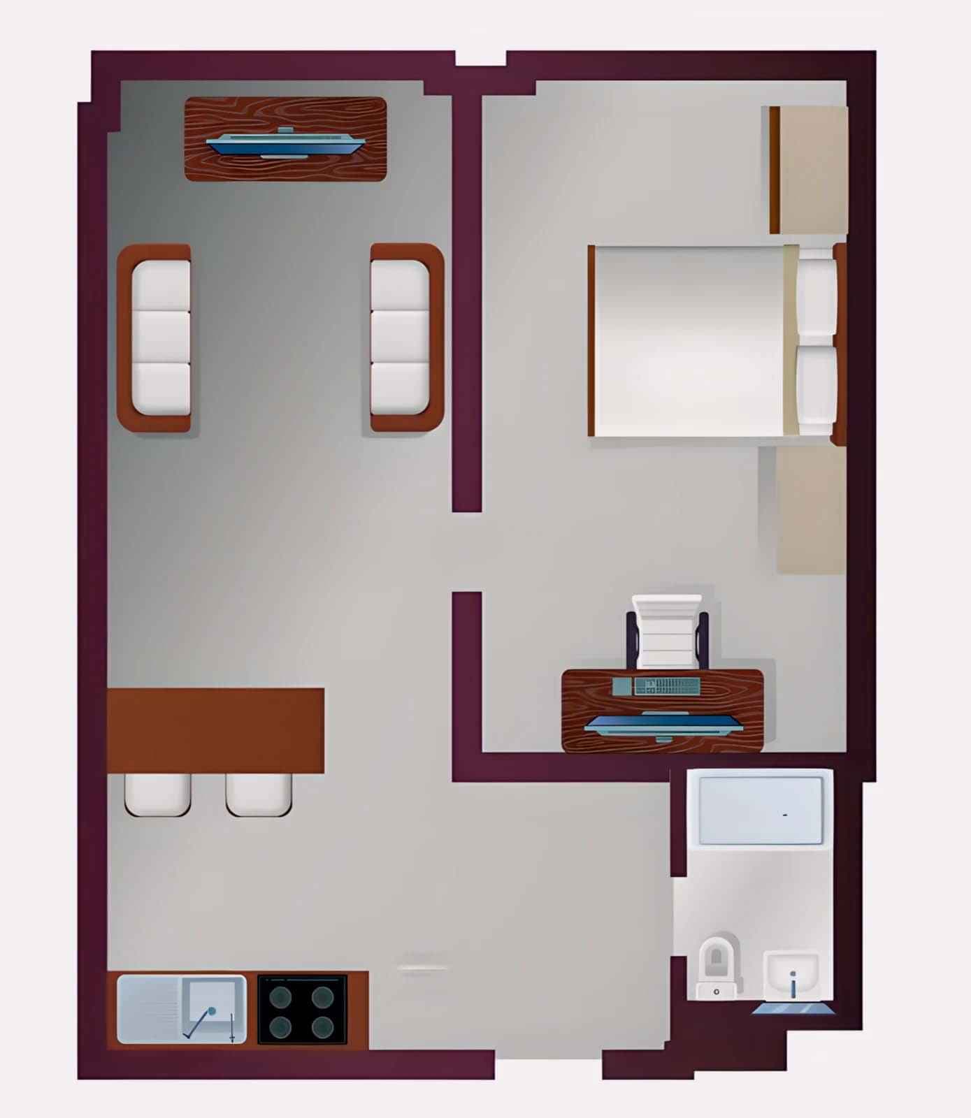 Premium 1 Bedroom Apartment - Image 6