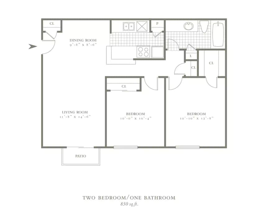2 Beds 1 Bath - Image 1