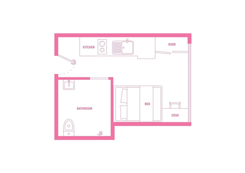 Large Studio, Double Bed, Views - Image 4