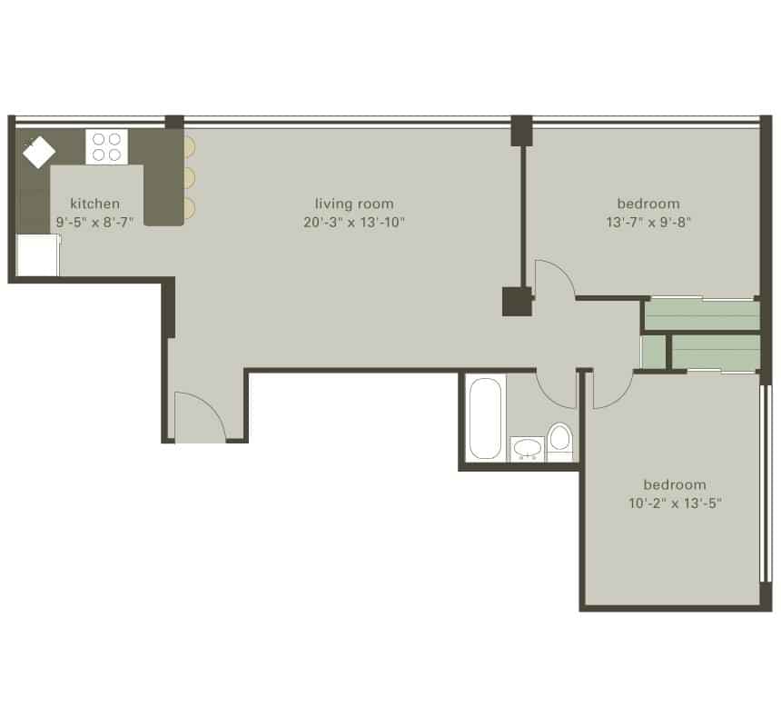 2 Bedroom 1 Bathroom  - Image 8