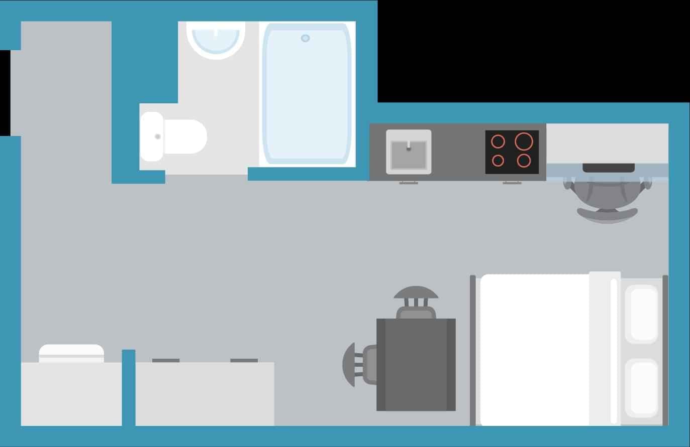 Studio Apartment - Image 2