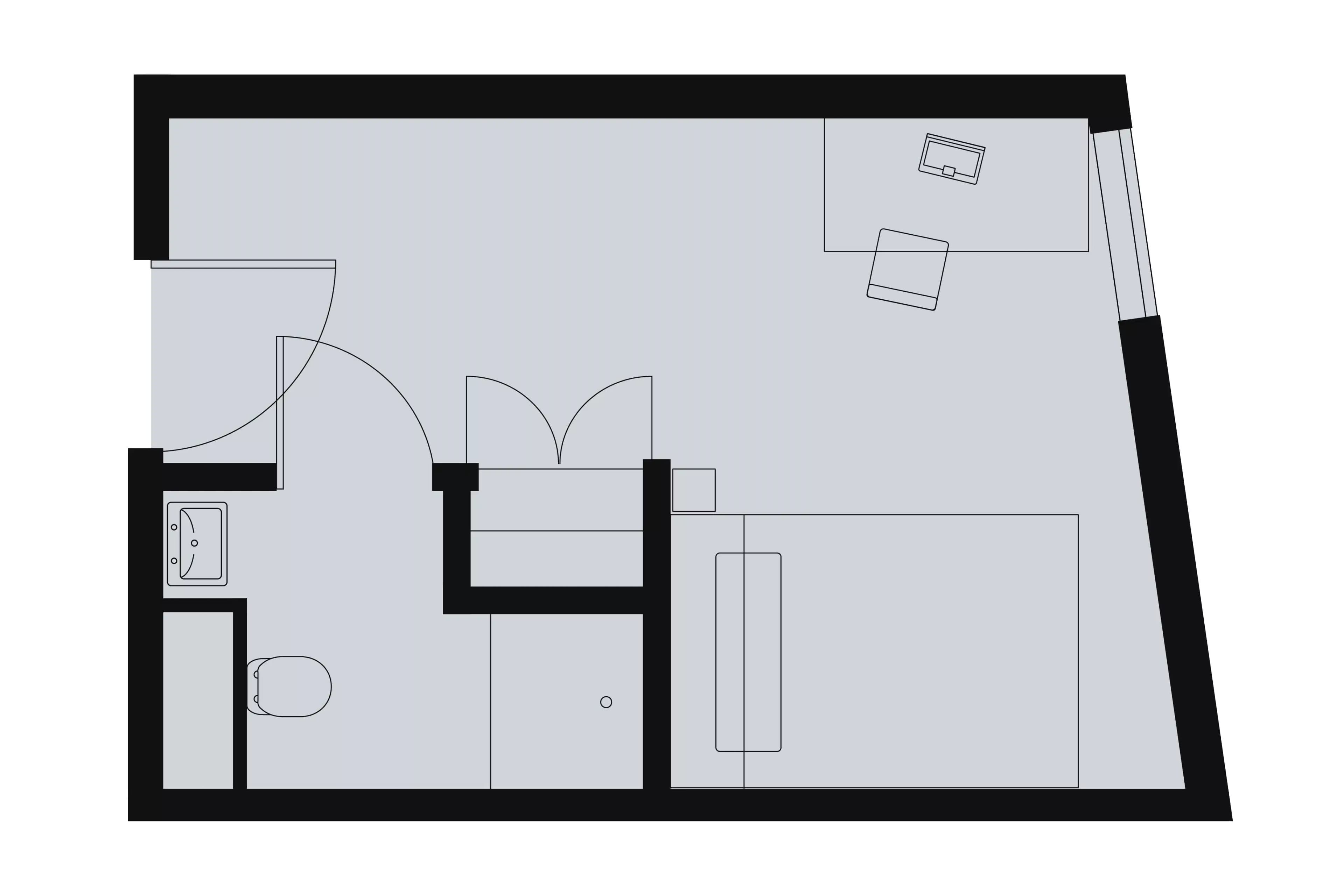 Silver Ensuite Premium Penthouse Street View - Image 3