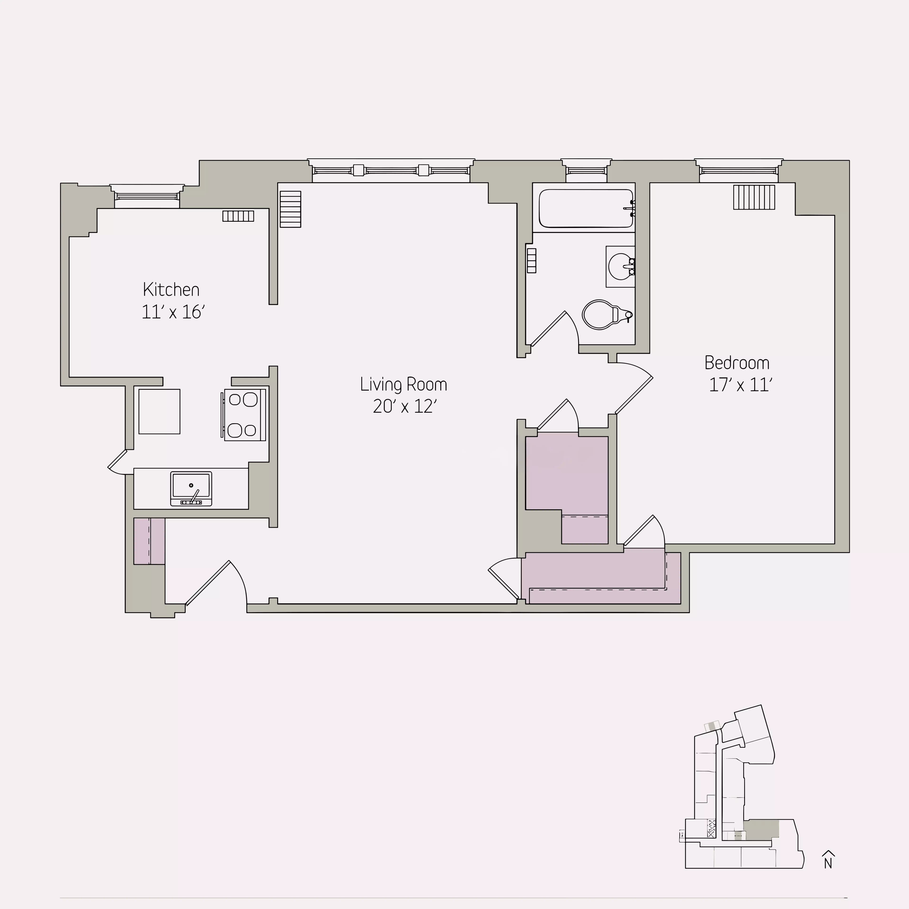1 Bed 1 Bath  - Image 10