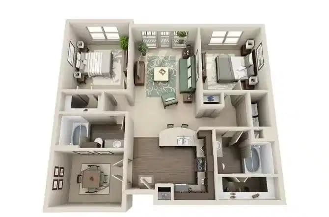 2 Bedrooms 2 Bathrooms - Image 1