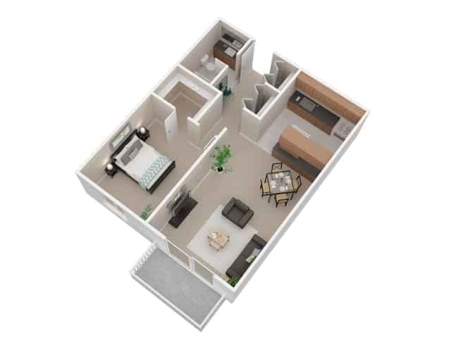 1 Bed 1 Bath - Image 2