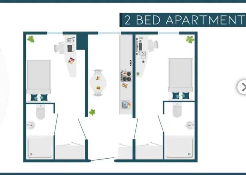 Standard 2 Bed Apartment - Image 3