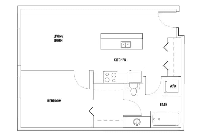1 Bedroom 1 Bathroom - Image 7
