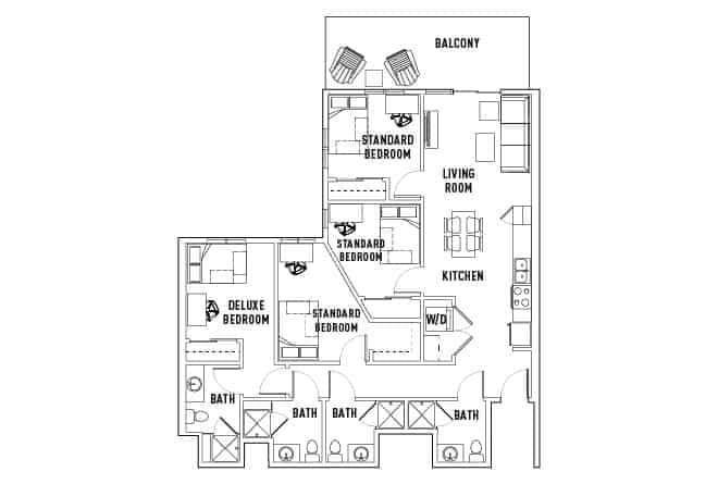 4 Bed 4 Bath - Image 2