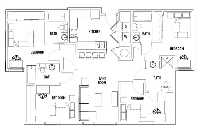 4 Bedroom 4 Bathroom - Image 2