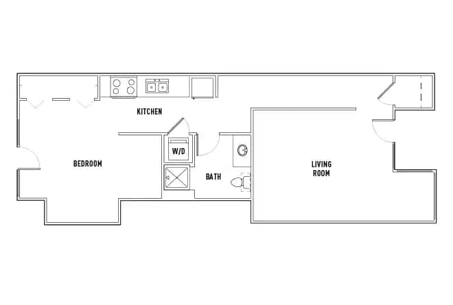 1 Bedroom 1 Bathroom - Image 6