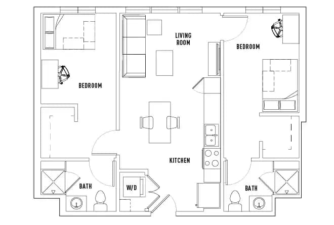 2 Bed 2 Bath - Image 5