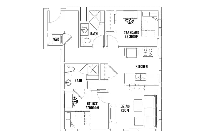 2 Bed 2 Bath - Image 7