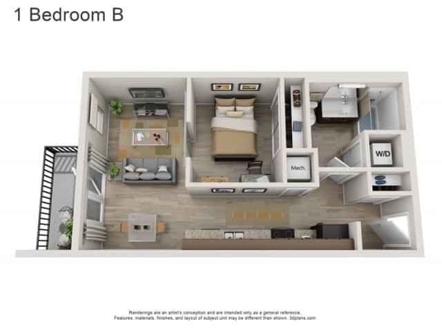 1BR/1BA - A - Image 2