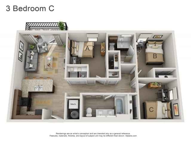 3BR/2BA - B - Image 3