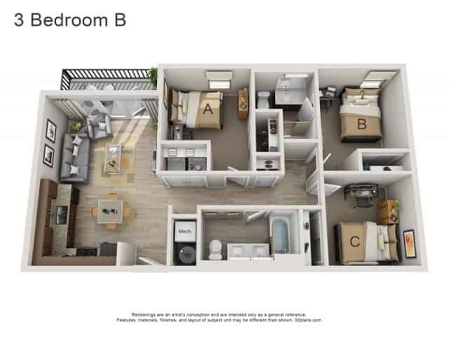3BR/2BA - B - Image 4