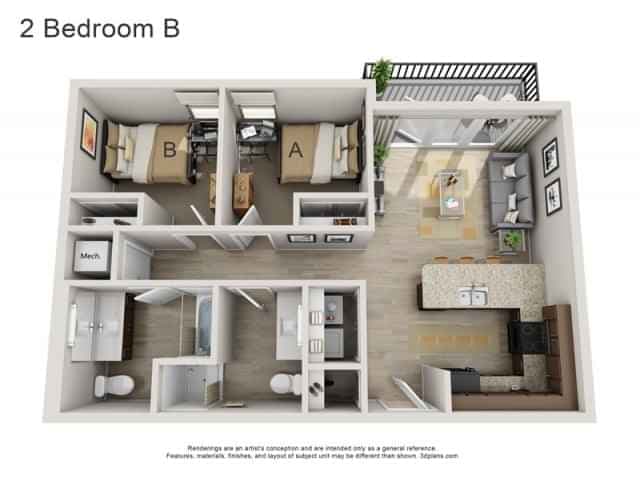 2BR/2BA - B - Image 2