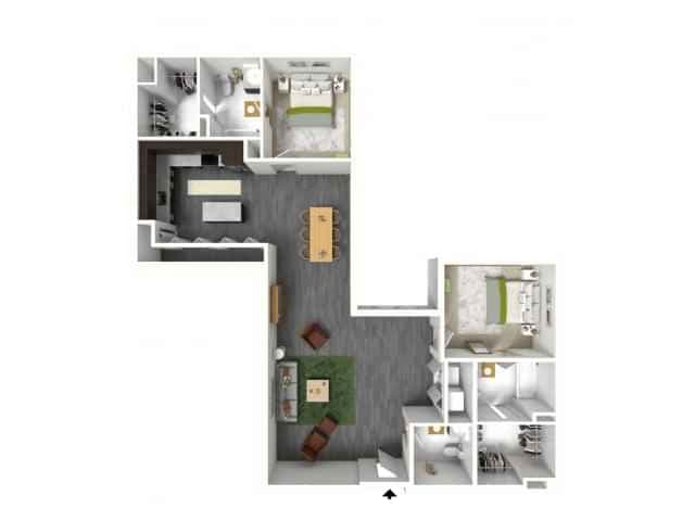 Private Room - Private Bath (2 bed - 2 bath) - Image 8