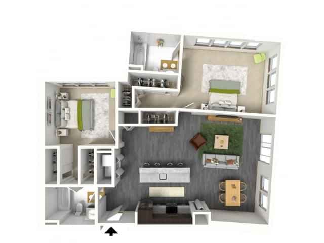 Private Room - Private Bath (2 bed - 2 bath) - Image 7