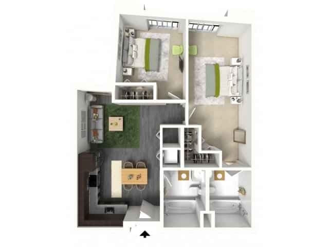 Private Room - Private Bath (2 bed - 2 bath) - Image 5