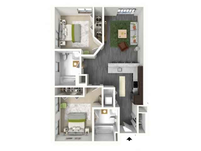 Private Room - Private Bath (2 bed - 2 bath) - Image 9