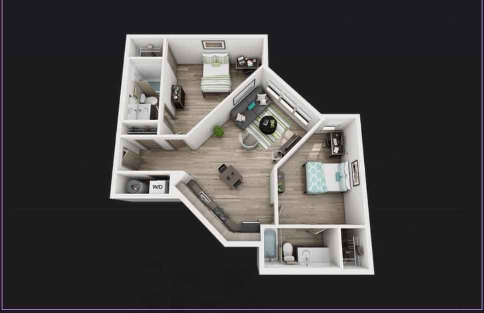 Private Room - B1 (2 Bed - 2 Bath) - Image 2