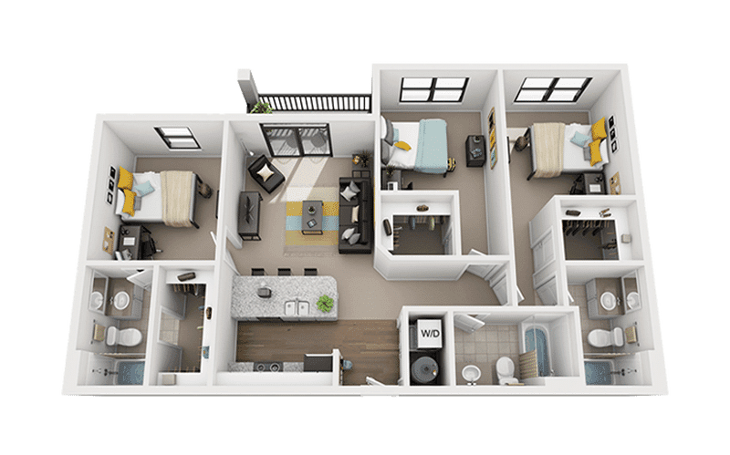 Private Room - Annex (3 Bed - 3 Bath) - Image 12