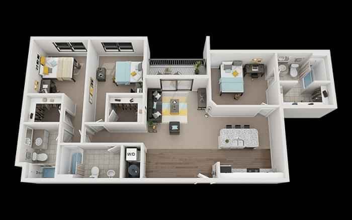 Private Room - Annex (3 Bed - 3 Bath) - Image 16