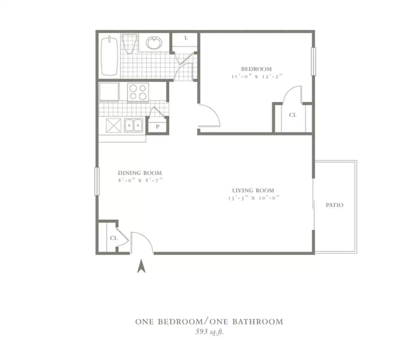 1 Bed 1 Bath  - Image 1