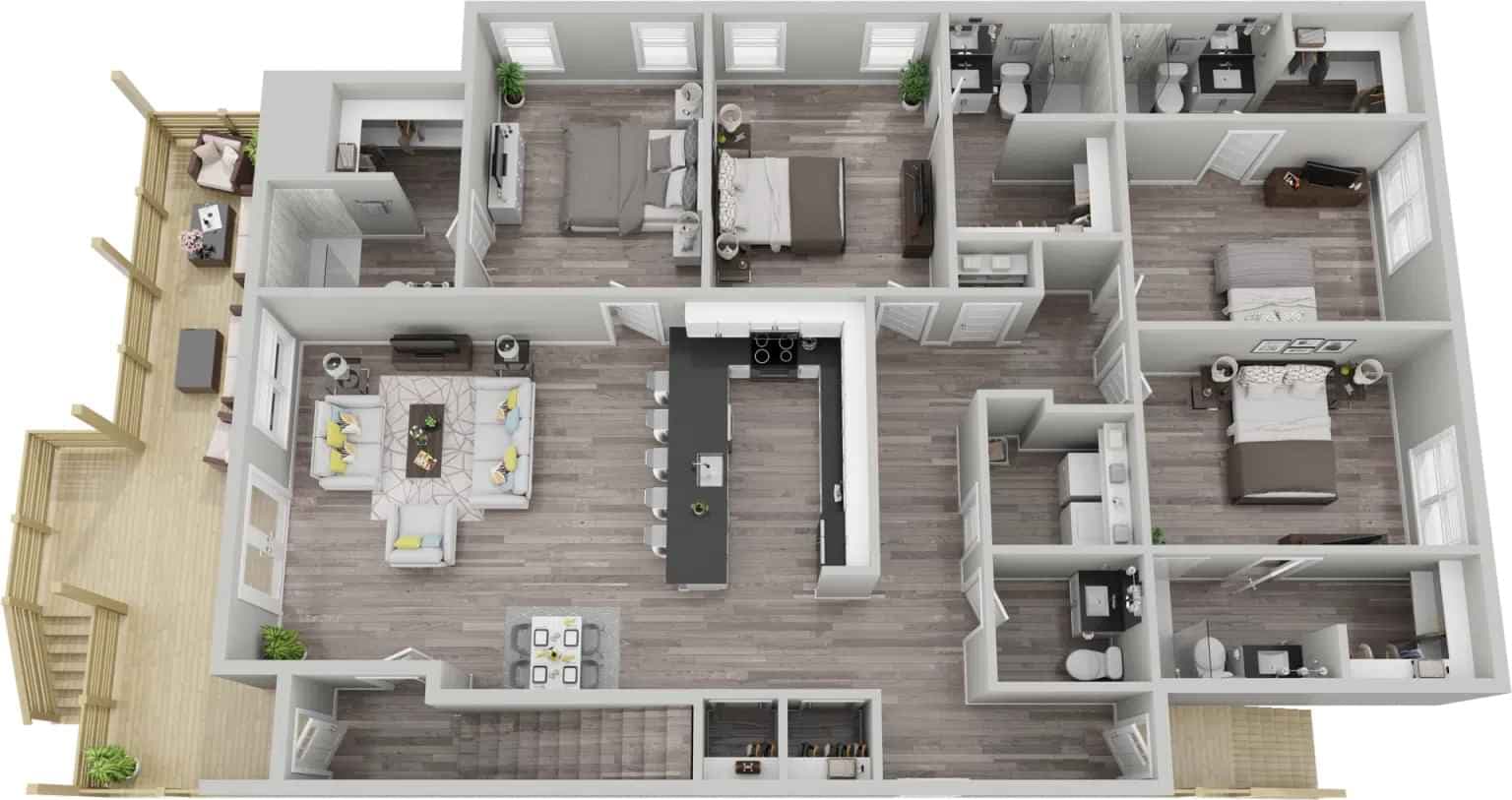 Private Room (4 Bed - 4.5 Bath) - Image 1