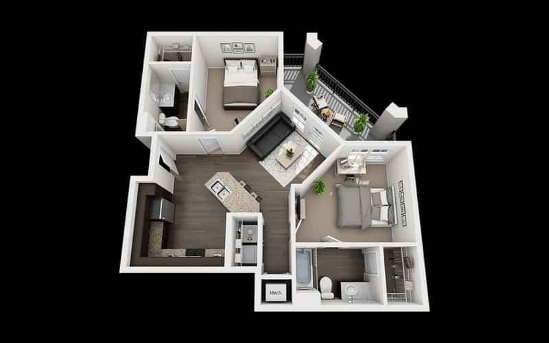 Private Room - B1 (2 Bed - 2 Bath) - Image 7