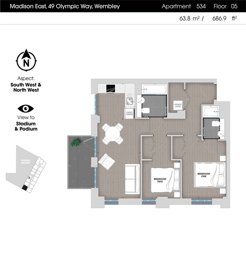 2 Bedroom Apartment - Image 7