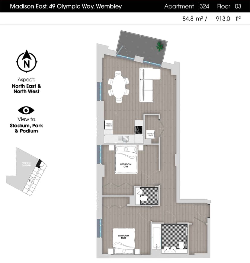 2 Bedroom Apartment - Image 26