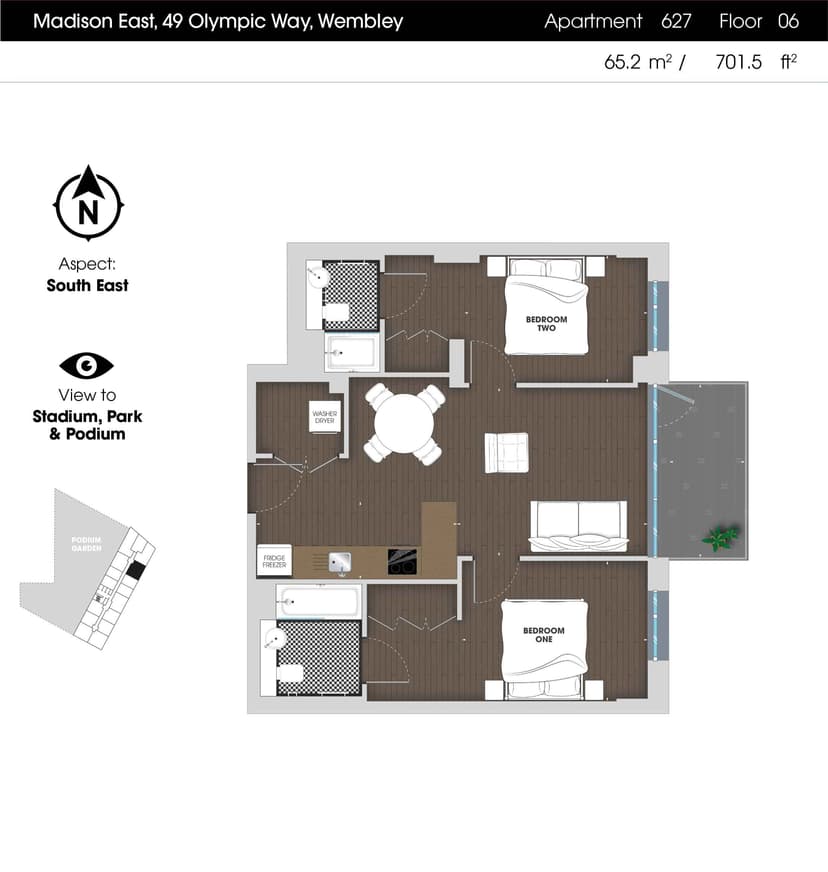 2 Bedroom Apartment - Image 48