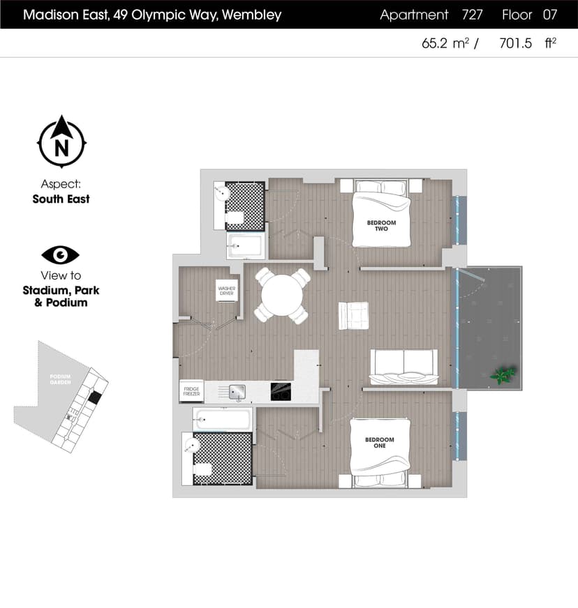 2 Bedroom Apartment - Image 50