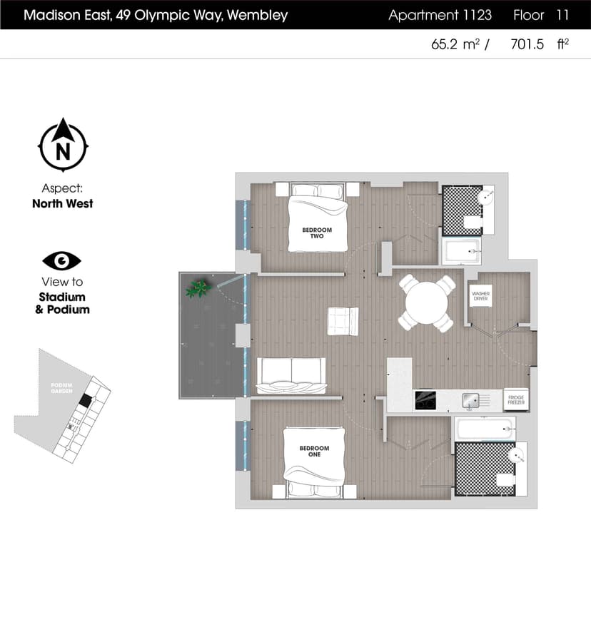 2 Bedroom Apartment - Image 73