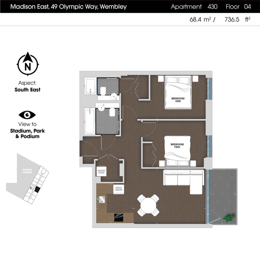 2 Bedroom Apartment - Image 16