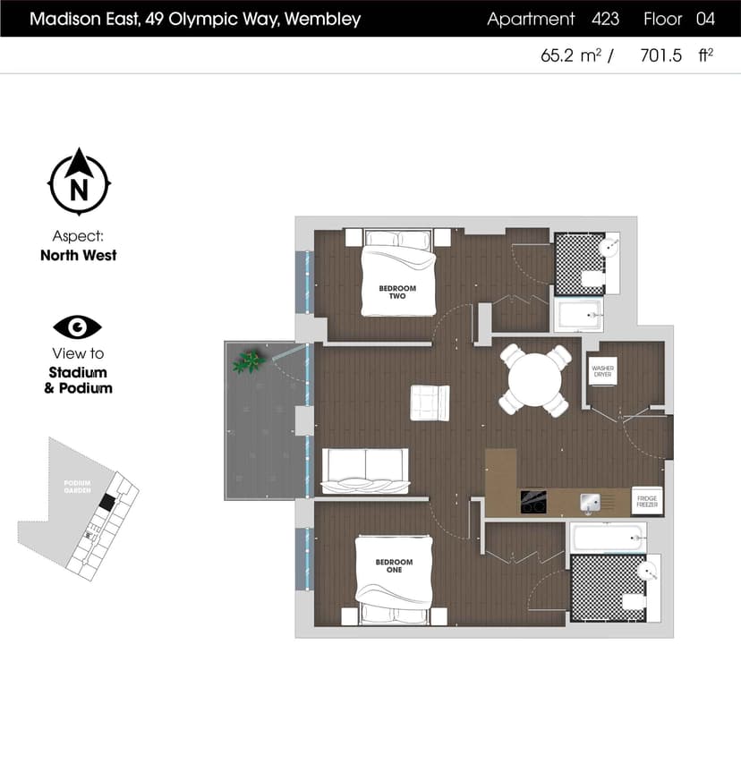 2 Bedroom Apartment - Image 20