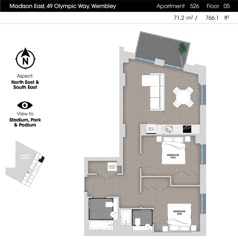 2 Bedroom Apartment - Image 11