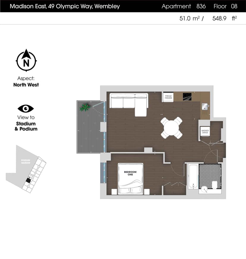2 Bedroom Apartment - Image 54