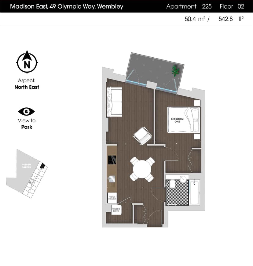 1 Bedroom Apartment - Image 29