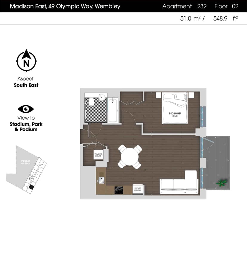 1 Bedroom Apartment - Image 27