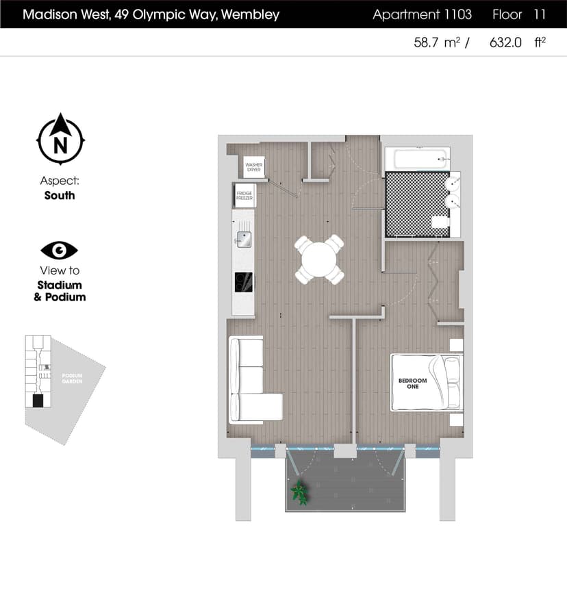 1 Bedroom Apartment - Image 137