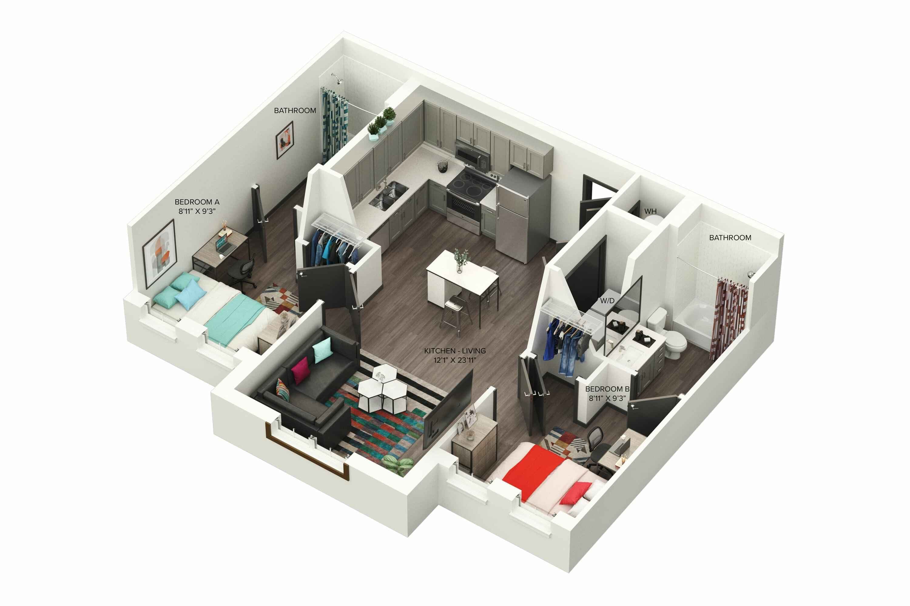 2 Bedroom 2 Bathroom - Image 9