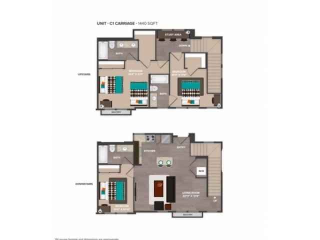 Private Room - Private Bath (4 Bed - 4 Bath) - Image 2