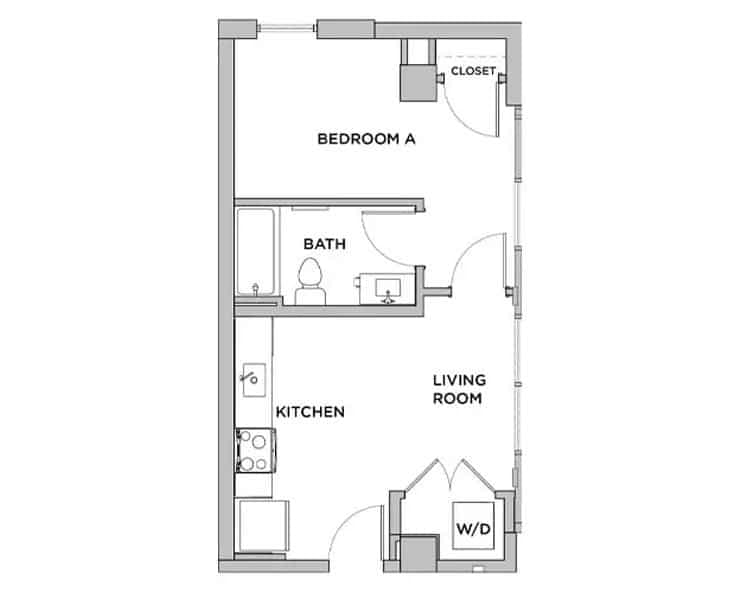 1 Bed 1 Bath (Private Bathroom) - Image 2
