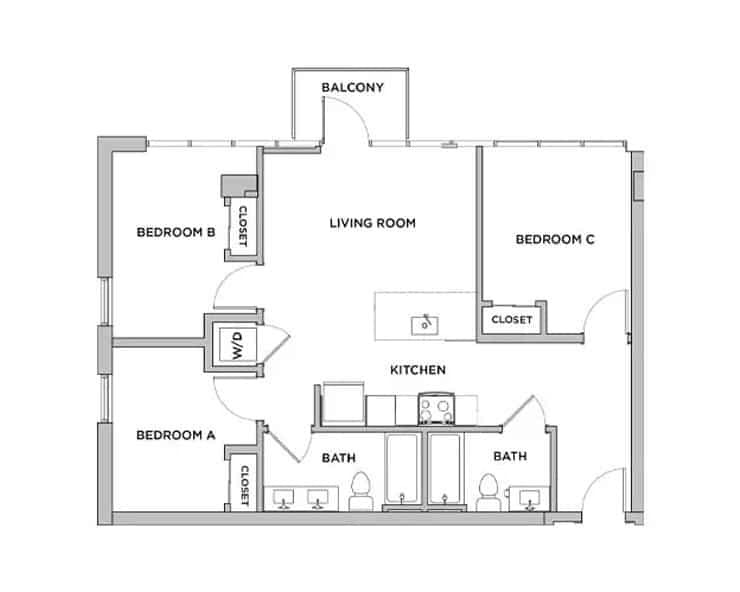 3 Bed 2 Bath  - Image 4