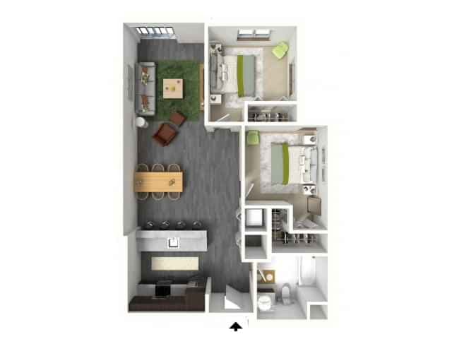 Private Room - Shared Bath (2 bed - 1 bath) - Image 4